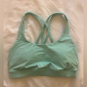 ❌SOLD❌ Lululemon Energy Bra Size 4 in Mint Green! Worn 5x, NEVER IN DRYER!